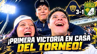 PUMAS 3-1 LEÓN | ¡PUMAS VUELVE A GANAR EN CU … MESES DESPUÉS!