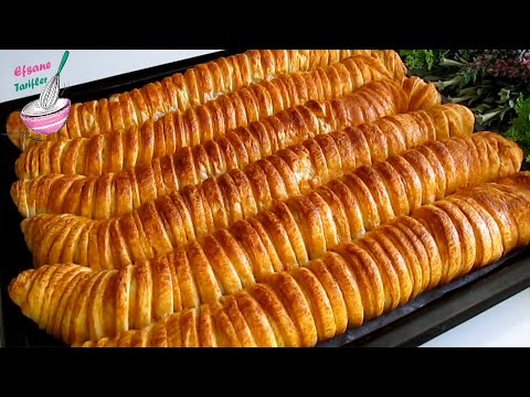 Kahvaltı için mükemmel! Yumuşak ve lezzetli! Patatesli Börek Tarifi💯💯 Efsane Tarifler