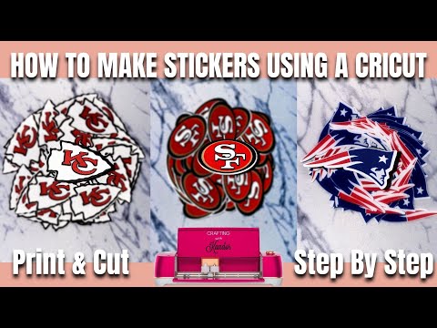 PRINT AND CUT | HOW TO MAKE STICKERS USING CRICUT |...