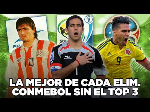 La MEJOR SELECCIÓN NO CAMPEONA MUNDIAL de CADA ELIMINATORIA CONMEBOL