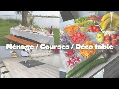 Ménage Cuisine / Retour de courses / Déco  Table Apéro Dinatoire