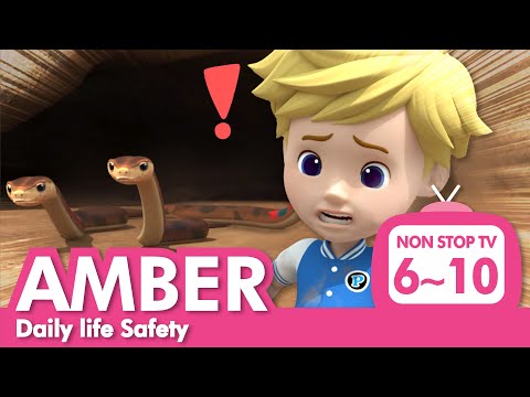 Daily life Safety Full Episodes│06~10 Episodes│AMBER's Safety Series│Safety Episodes│Robocar POLI TV