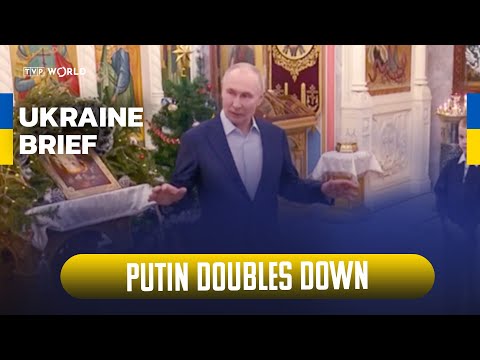 YouTube video thumbnail: Putin Calls war "Holy Mission" as Ukraine Advances Security Guarantees