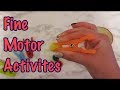 Fine Motor Skills Activities Assessment
