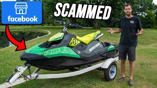 I Got SCAMMED On MARKETPLACE (Cheap Jetski)