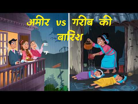 अमीर vs गरीब की बारिश | Ameer vs Gareeb Ki Baarish | Hindi Comedy Video