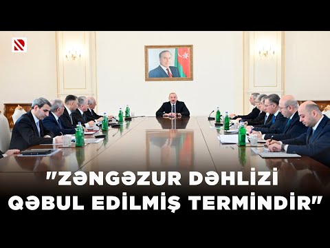 "Zəngəzur dəhlizi qəbul edilmiş termindir"