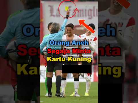 Segaja Minta Kartu Kuning Penghormatan #shorts #bola #beritabola #sepakbola