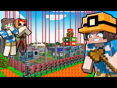 NEDEN DÜNYANIN EN GÜVENLİ KÖYÜNÜ İNŞA ETTİM? - Minecraft