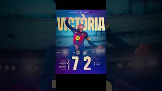 ✅️7-2🔵🔴NOCHE HISTORICA EN EL SPOTIFY CAMP NOU #barcelona #newcastle #football #champion
