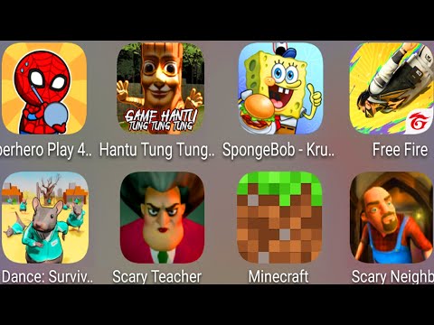 Superhero Play 456,Hantu Tung Tung Tung,SpongeBob Krusty,Free Fire,Minecraft,Rat Dance Survival