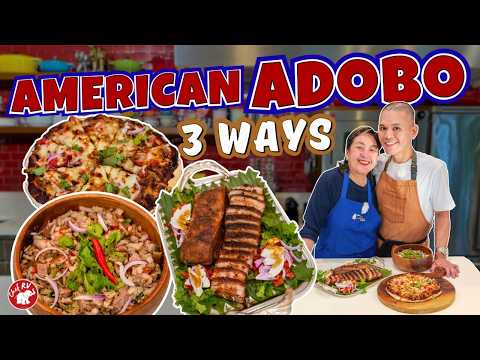 AMERICAN ADOBO 3 Ways with The Adobo Queen | Pinoy Classic Goes Global!