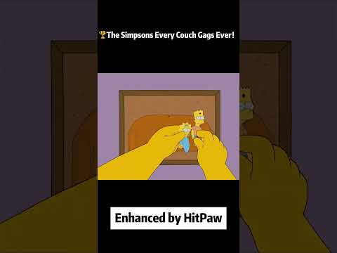 🏆The Simpsons Every Couch Gags Ever！