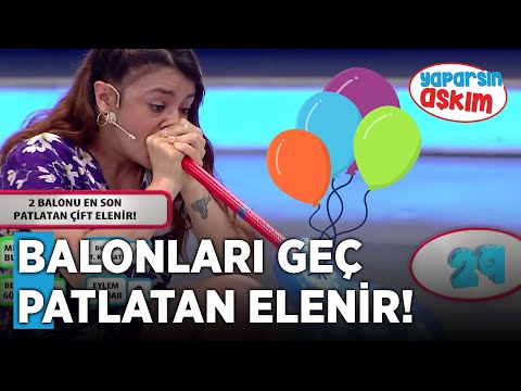 Balonları Geç Patlatan Elenir! | Tansiyon Tavan! 🎈⏱️ | Yaparsın Aşkım