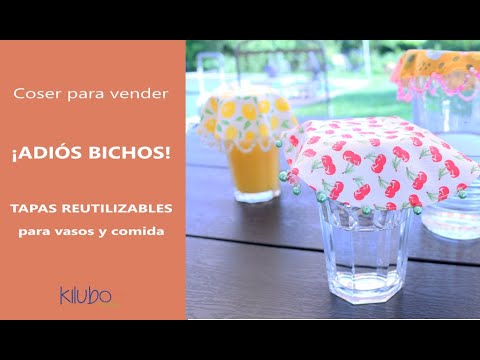 TAPAS REUTILIZABLES para vasos y comida – ¡Adiós Bichos! 🪰🐝
