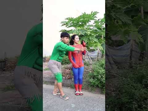 Spider Man rescues his brother #spiderman #Hulk  #sports