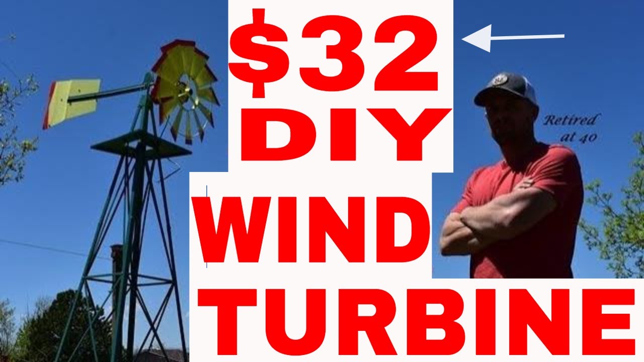 DIY Homemade Wind Turbine for !!!💰