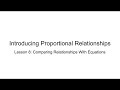 Proportional Relationships and Constants