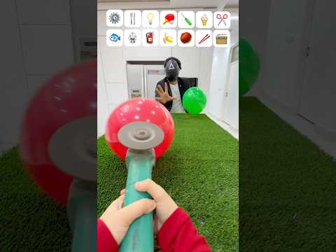 Epic Asmr Catch Balloons SquidGame Challenge:All Can Burst?😨#shorts #asmr #viralvideo #challenge