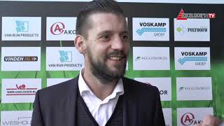 Screenshot van video Martijn Beltman: "We hebben genoeg kansen gehad" | Excelsior'31 - Staphorst