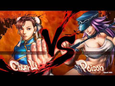 Chun-Li vs Poison en Ultra Street Fighter IV… ¿Quién domina el combate? 🥊🔥