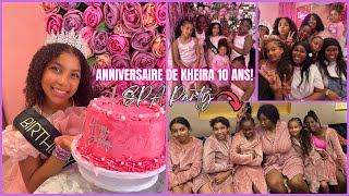 SURPRISE 🎉SPA PARTY + BRUNCH pour l’anniversaire de KHEIRA 🎂