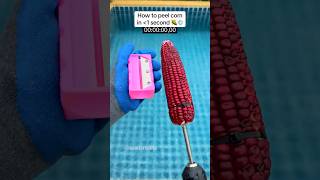 New corn peeling world record time?! ⏱️😳