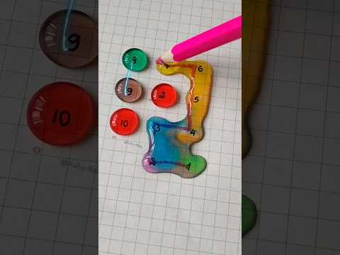 Nghe và nối những giọt nước sắc màu #drawing #funny #games #maths #shorts