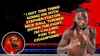 ELIJAH PIERCE AFTER WIN : “I’M CALLING FOR THE CHAMPIONS!”