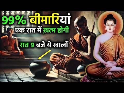 १ रात में ९९% बीमारियाँ खत्म होंगी |रातको 10 बजे एक चीज़ खालो |Buddha Story To Detox Stomach Bacteria