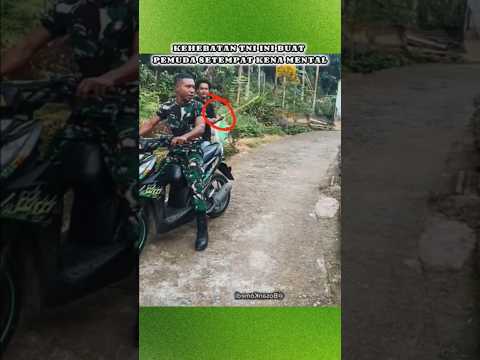 TNI vs Rombongan PS😱 #tniad #bravotni #short #trending