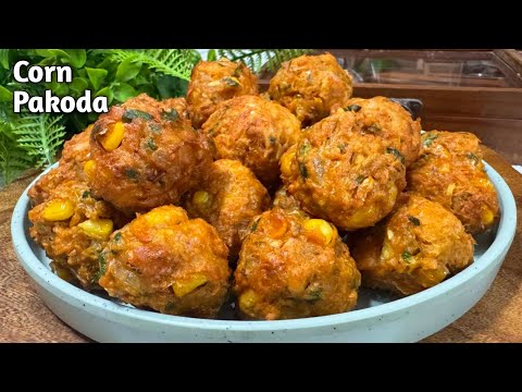 Corn Pakoda Recipe | Corn Bajiya Recipe | चाय के लिए बनाए स्वादिष्ट पकोड़े | Sweet Corn | Snacks