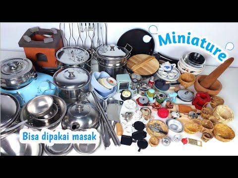 Alat Dapur Miniatur, Bisa Dipakai Masak Beneran