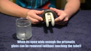Opening and closing a Philips SL* lamp (first generation)