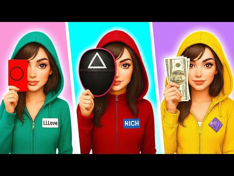 POOR vs RICH vs GIGA RICH in Squid Game! 💥 S3 Real Life Challenge Begins!