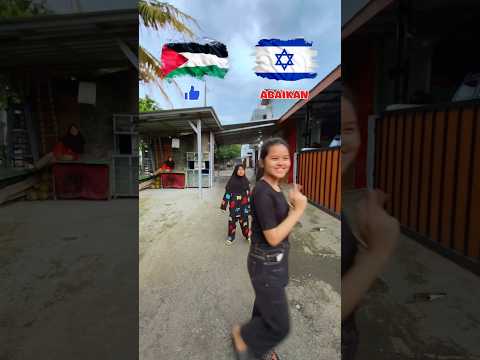 Pilih Palestina 🇵🇸🥰 atau Israel 🇮🇱😡? #shorts #palestina #israel #fyp