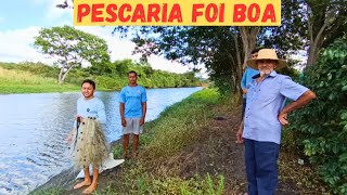 PESCANDO SARDINHAS E CURIMATÃ NO RIO PIRANJI PRA COLOCAR NO AÇUDE DO SÍTIO VEJAM SÓ O RESULTADO