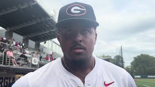 Bryce Calloway on Georgia’s ability to manufacture the runs on Sunday. 