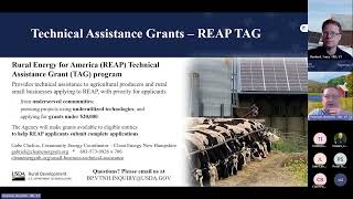 Jump Start Your Farm Business with USDA in N.H. - Session 4: Rural Development Programs