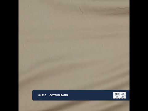 COTTON SATIN DARK COBALT (youtube video preview)