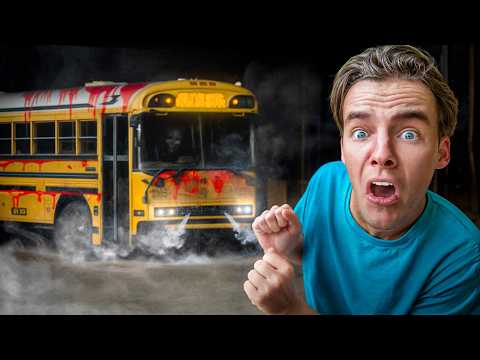 I Found A Haunted School Bus In My Backyard!