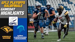 GFL2 Playoffs Halbfinale // Krefeld Ravens vs. syNeo Albershausen Crusaders