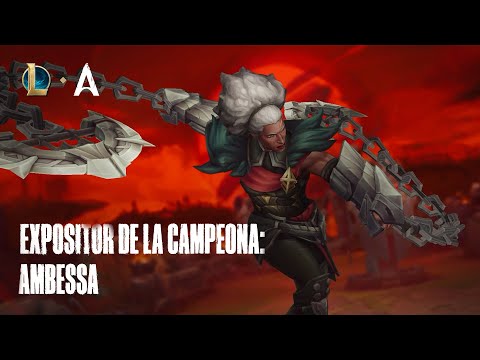 Expositor de la campeona: Ambessa (con Mylon) | Experiencia de juego - League of Legends