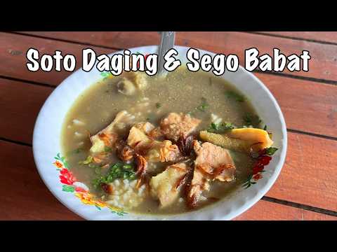 SOTO DAGING & SEGO BABAT CAK SOHIB