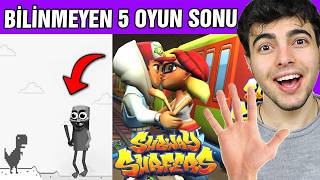 OYUN SONLARI ! Kimsenin Görmediği 5 Oyun Sonu