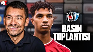 BEŞİKTAŞ - MALMÖ MAÇI ÖNCESİ BASIN TOPLANTISI | Giovanni van Bronckhorst, Cher Ndour