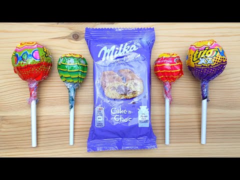 Lollipops and Sweets. Yummy Rainbow Lollipops ASMR #2