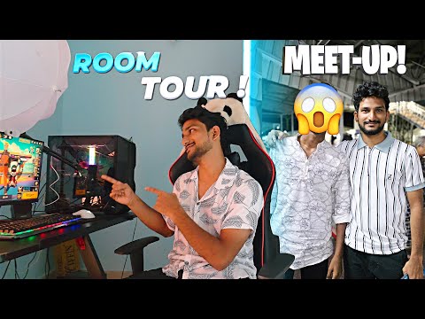 GAMING ROOM TOUR - KV18 || MEETING WITH MY GUILD MEMBER || MINI VLOG - TELUGU #playgalaxy