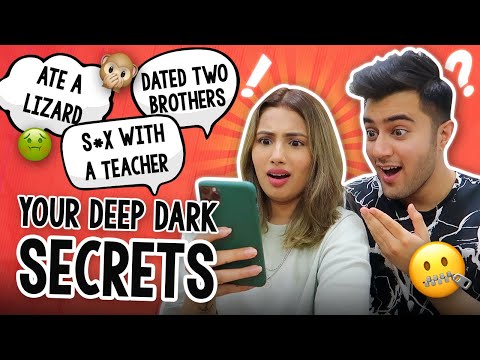 Reacting To My Subscribers Deepest Darkest Secrets ft  @Rishabh Chawla  | Aashna Hegde