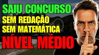 🚨 SAIU TJ INESPERADO NÍVEL MÉDIO | SÓ PORTUGUÊS E DIREITO (SEM REDAÇÃO)